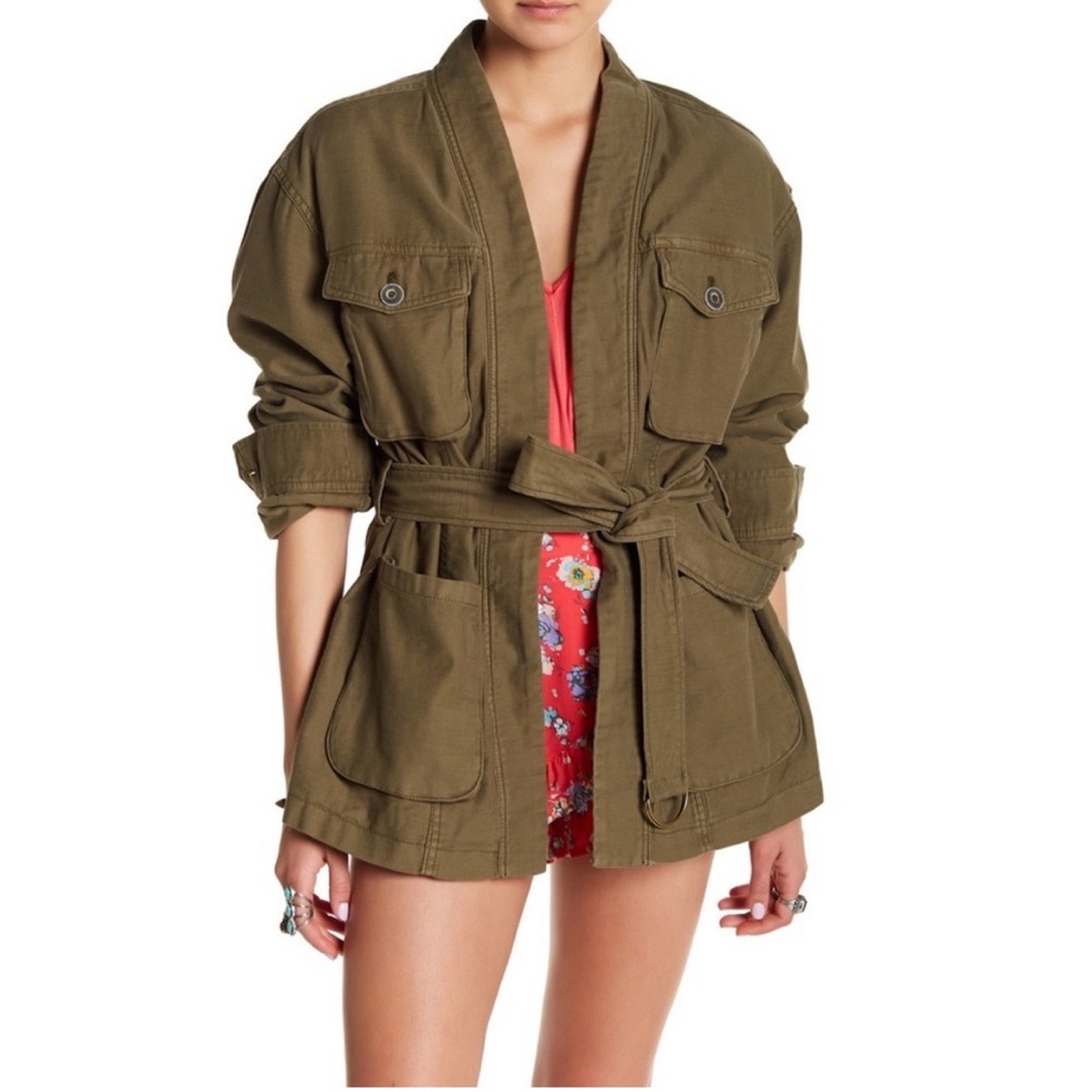 FREE PEOPLE in our nature cargo jacket